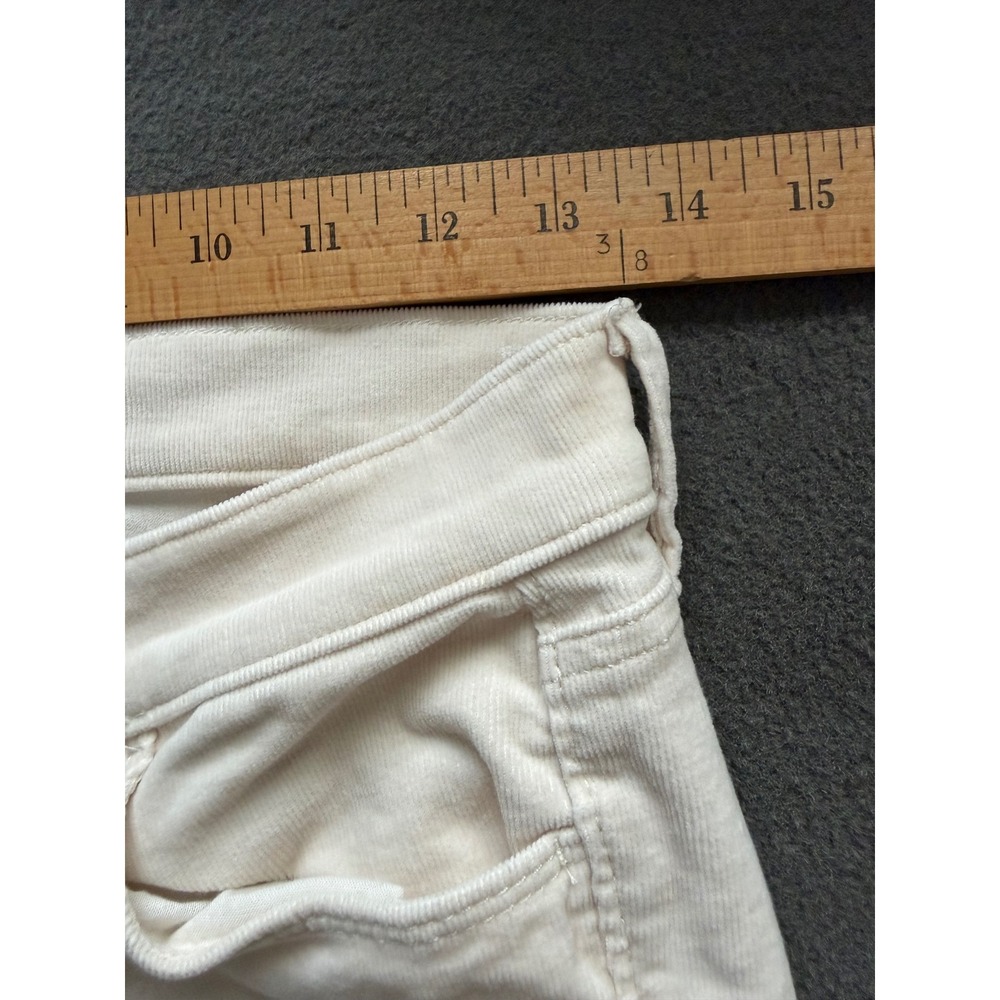 Ann Taylor Loft Womens Modern Skinny Cream Corduroy Skinny Leg Size 00/24 -EUC - Picture 10 of 14